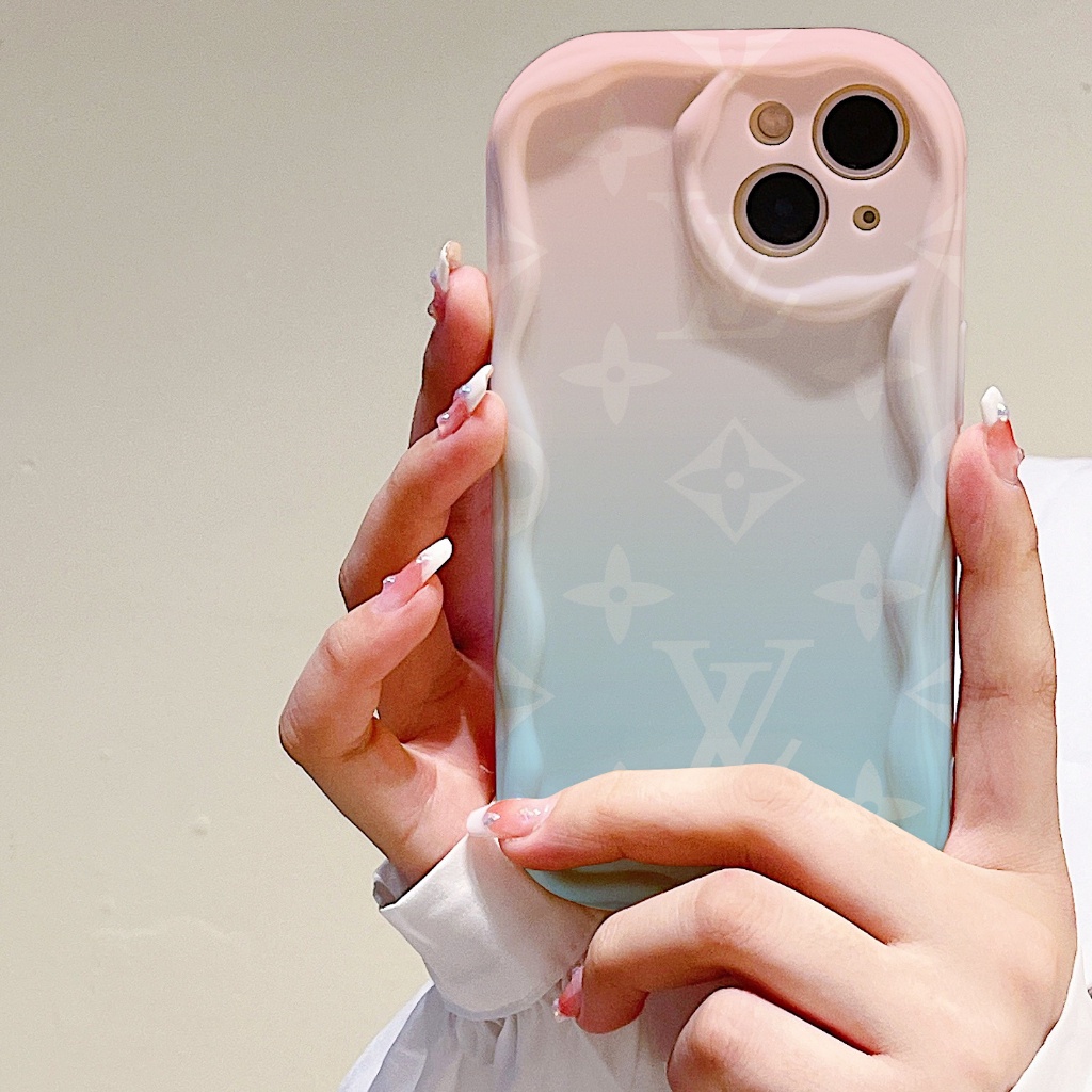 Ốp Điện Thoại Silicon Dẻo Màu gradient iPhone 7 plus 6s plus 11 14 Promax 12 13 Pro xs max xr 11 Promax 7 / 8 6 14 12 Promax