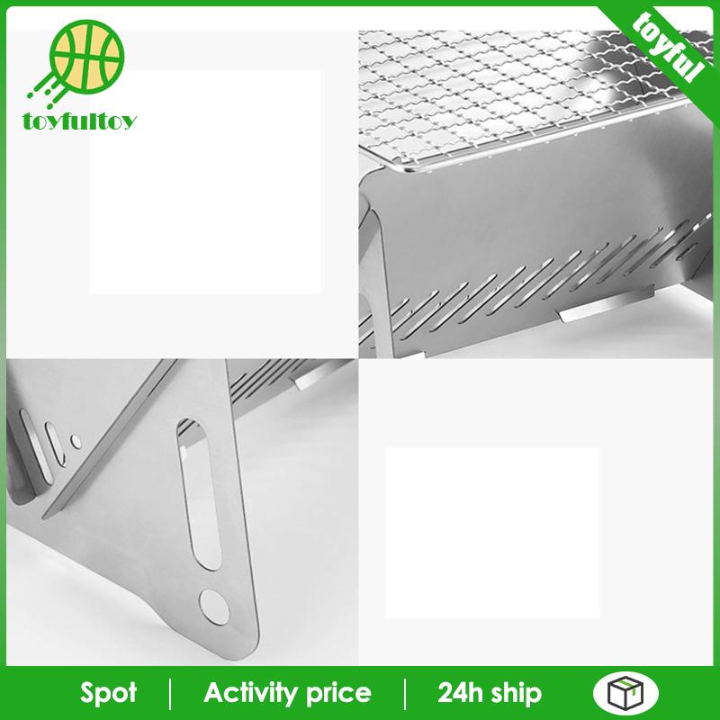 Lò Nướng BBQ Dạng Gập Bằng Gỗ Tiện Dụng Cho Hoạt Động Ngoài Trời