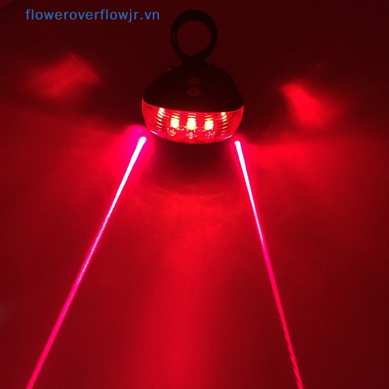 Đèn LED Cảnh Báo An Toàn Gắn Đuôi Xe Đạp Không Thấm Nước