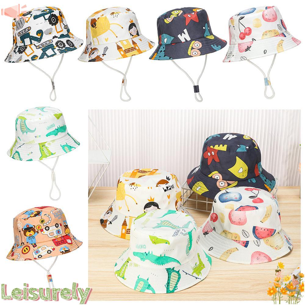 LEILY Mũ Tai Bèo Chống Tia UV Thời Trang Đi Biển Mùa Hè Cho Bé
