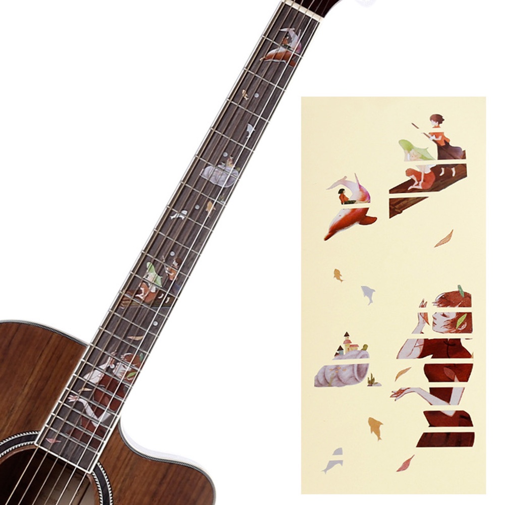 Sticker Dát Cổ Đàn Guitar Điện Acoustic