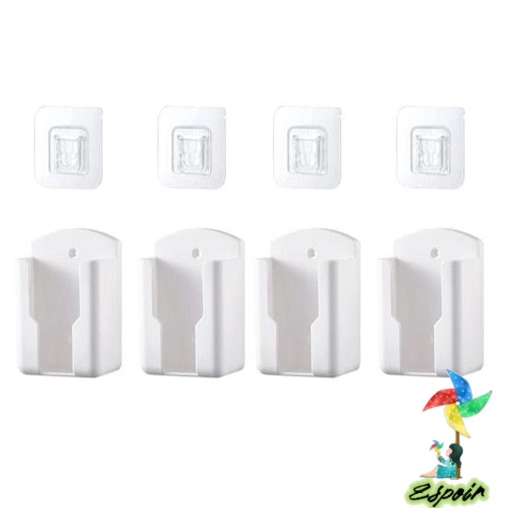 Bộ 4 Giá Đỡ Điều Khiển Từ Xa 4X2.6X1.6 inches Bằng Nhựa Gắn Tường Tiện Dụng Cho Gia Đình