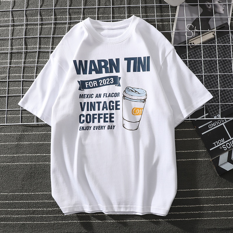 Áo Thun Tay Ngắn Dáng Rộng Phong Cách Hàn Quốc Thời Trang Mùa Hè Cho Nam Và Nữ