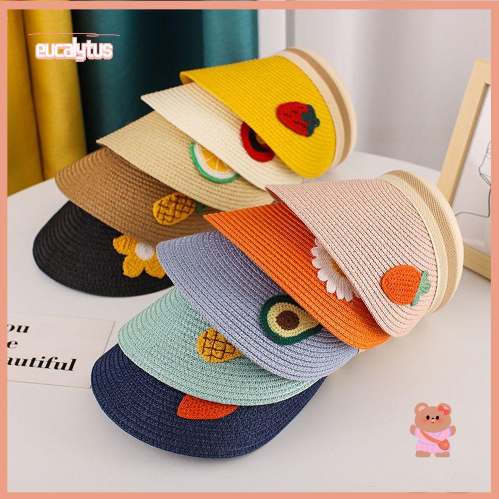 EUTUS Mũ Lưỡi Trai Hở Chóp Thoáng Khí Chống Tia UV Thời Trang Đi Biển Cho Bé