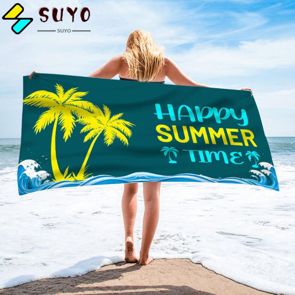 SUYO Thảm Đi Biển Bằng Sợi Micro Nhanh Khô Tiện Dụng