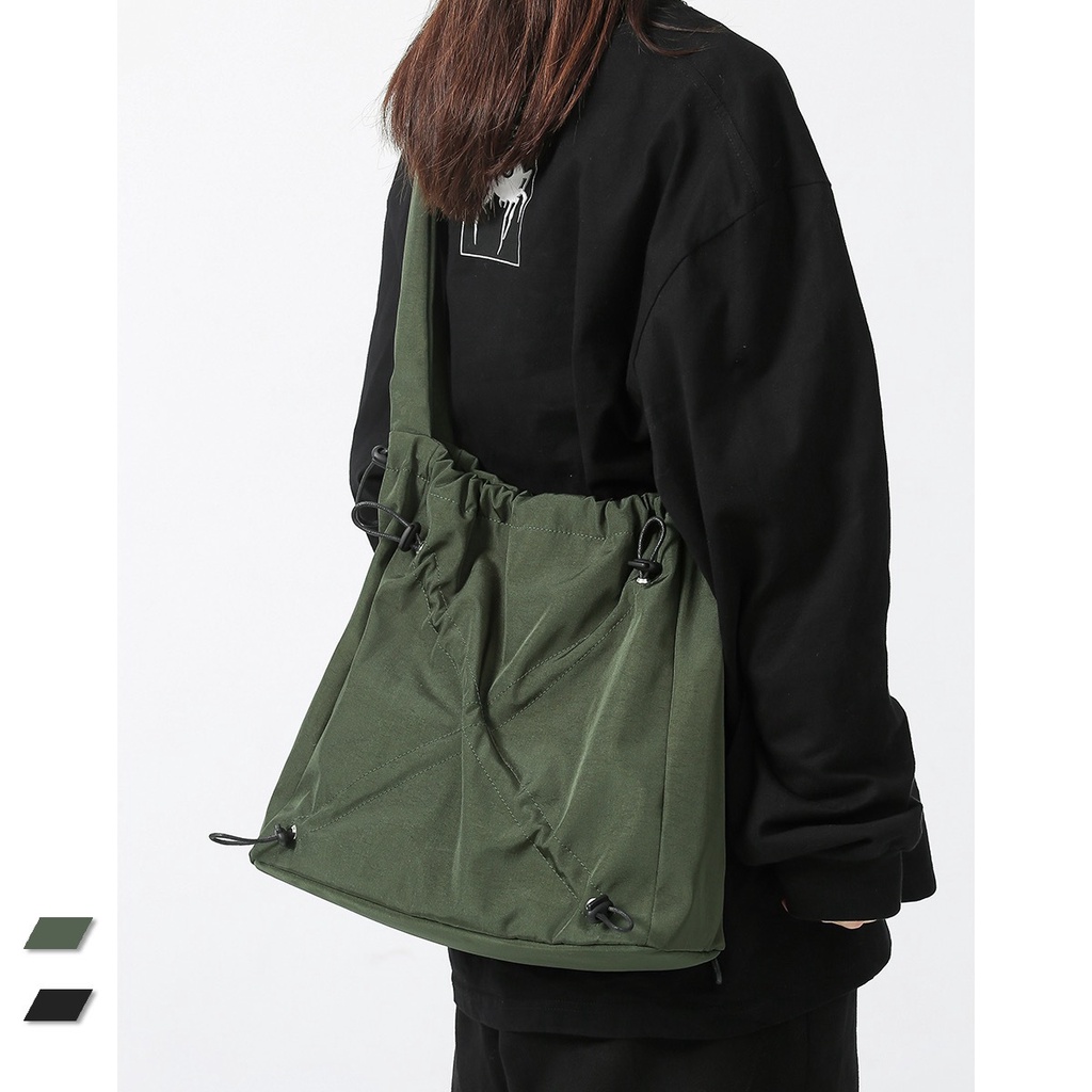 Túi Đeo Chéo Vai Sức Chứa Lớn Phong Cách Đường Phố Nhật Bản Dành Cho Nam