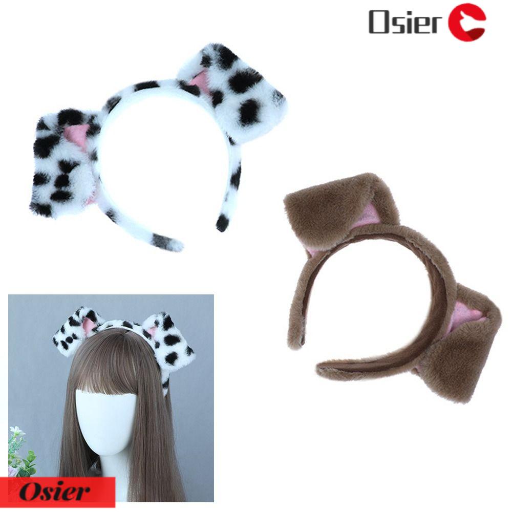 OSIER1 Băng Đô Tai Cún Bông Hóa Trang Lolita Gothic Dễ Thương Cho Nữ