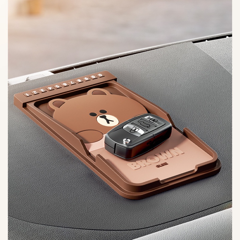 Line Friends Giá Đỡ Điện Thoại Đa Năng Chống Trượt In Hoạt Hình Dễ Thương