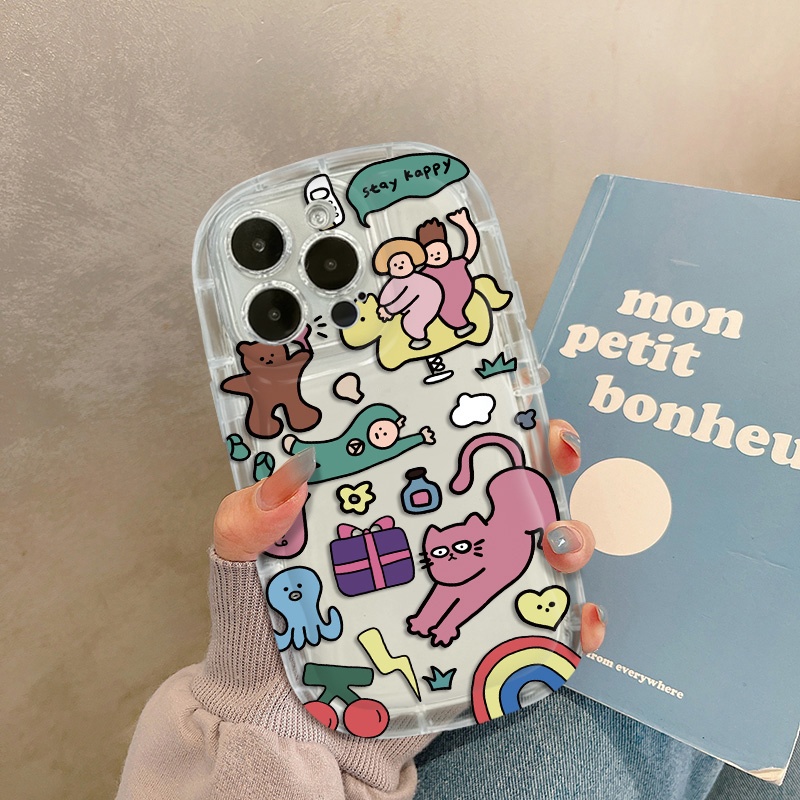 Ốp Điện Thoại Silicone Mềm Trong Suốt Chống Sốc Cho IPhone 14 Pro Max 13 12 11 Plus XS X XR 7 + 8