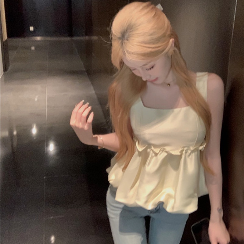 Áo Ống Không Tay Thời Trang Mùa Hè Quyến Rũ Dễ Phối Đồ Cho Nữ