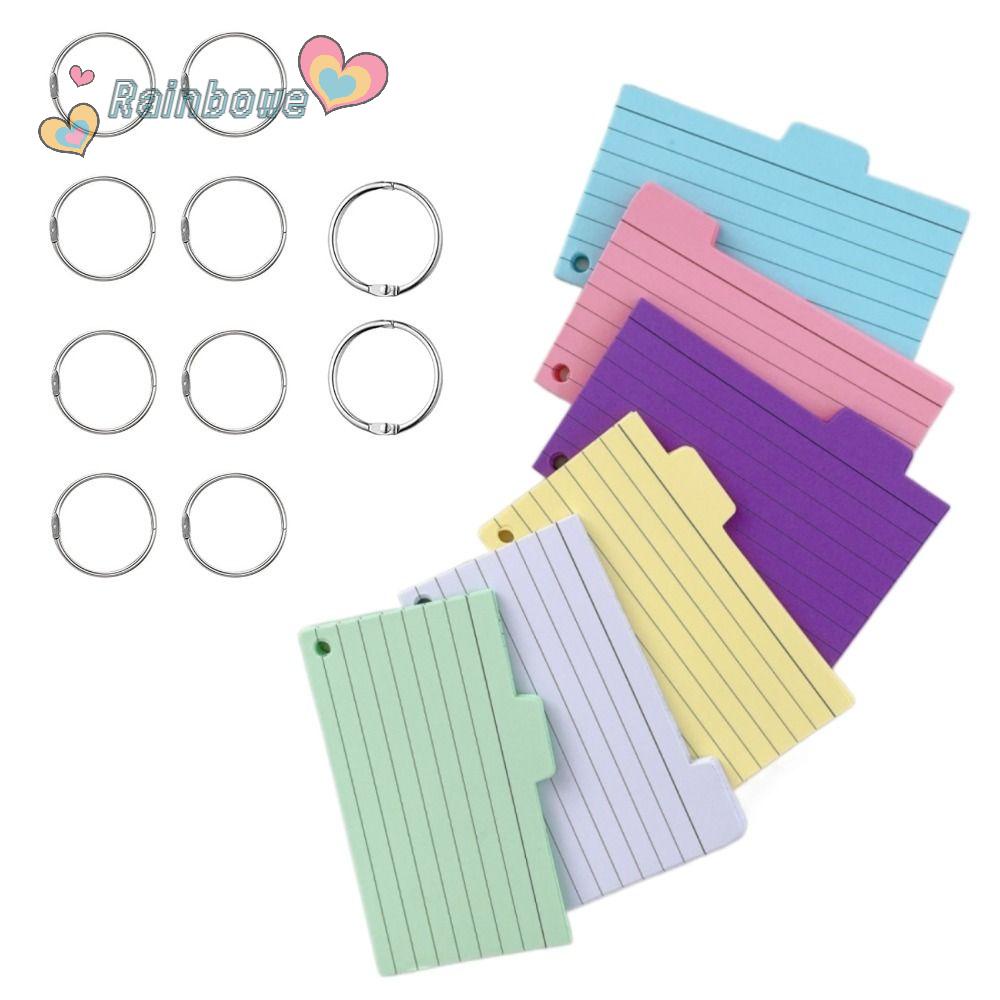 Thẻ Ghi Chú Màu Trơn Dành Cho Học Sinh