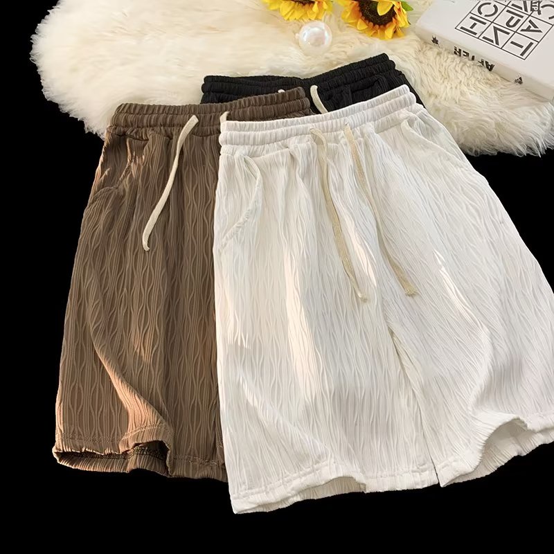 Quần Short Ống Rộng Phong Cách Retro Đường Phố Mỹ Thời Trang Mùa Hè Cho Nam