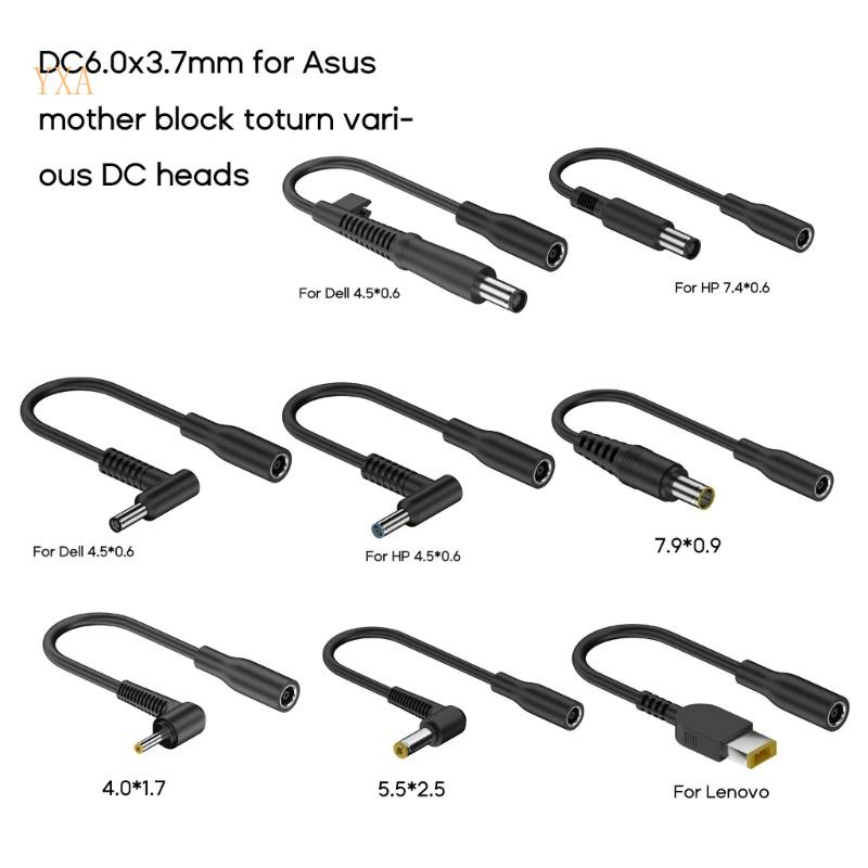 Dây Cáp Nguồn DC 6 0x3 7 Female Sang DC- Male 5525 7406 4506 5521 4017 7909 Chuyên Dụng Cho Laptop Notebook