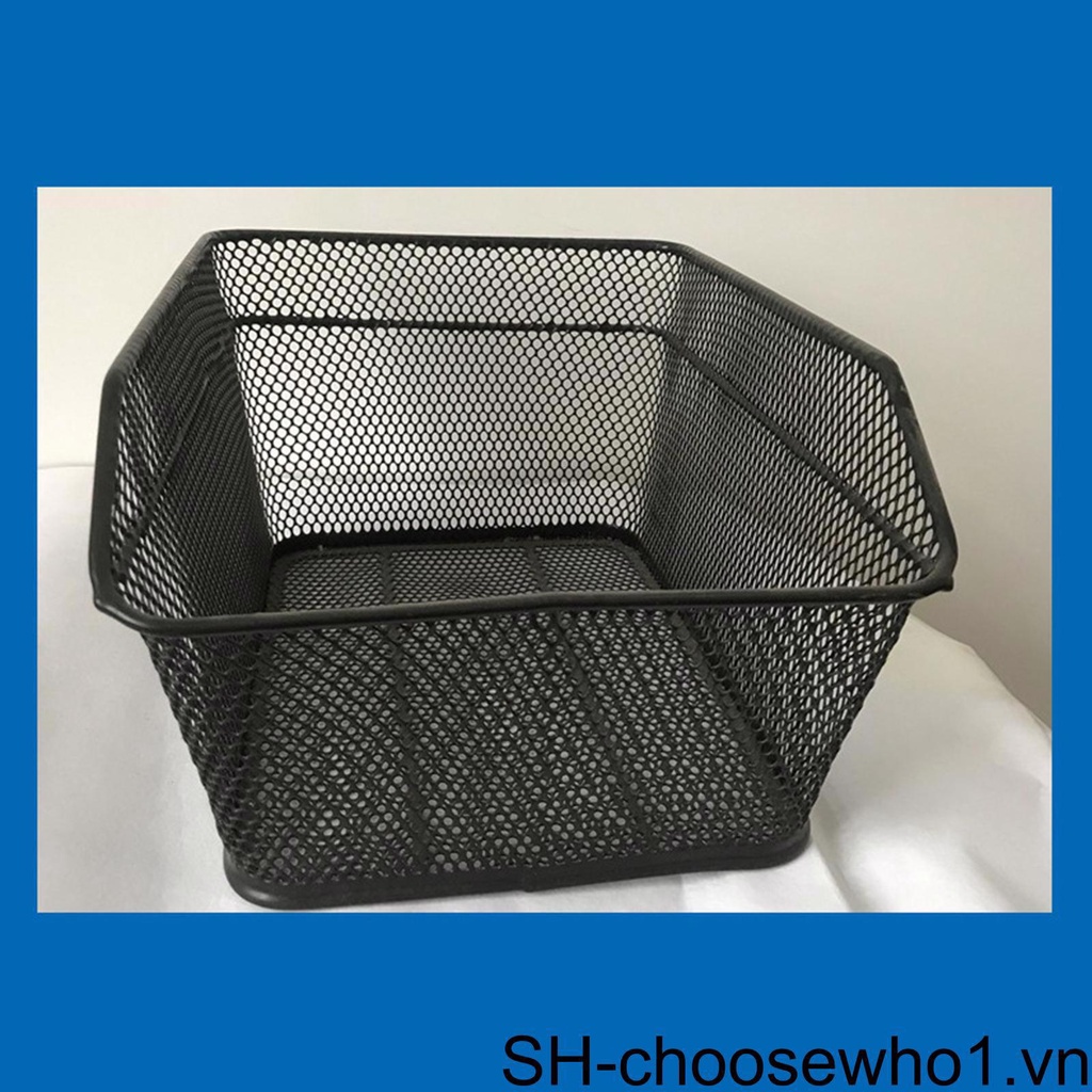 Giỏ Sắt Đựng Đồ Gắn Yên Sau Xe Đạp Chống Mưa / Mài Mòn Tiện Dụng