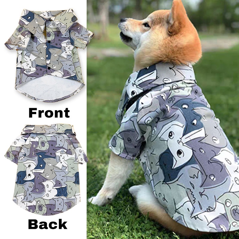 HamshMoc Áo Mềm Nhẹ Thoáng Khí In Họa Tiết Hamsa Dễ Thương Cho Thú Cưng