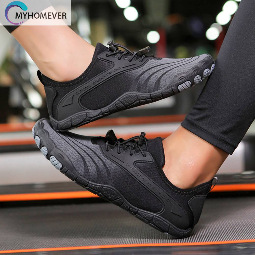 1 Đôi Giày Đi Biển Buộc Dây Thiết Kế Thoát Nước Unisex