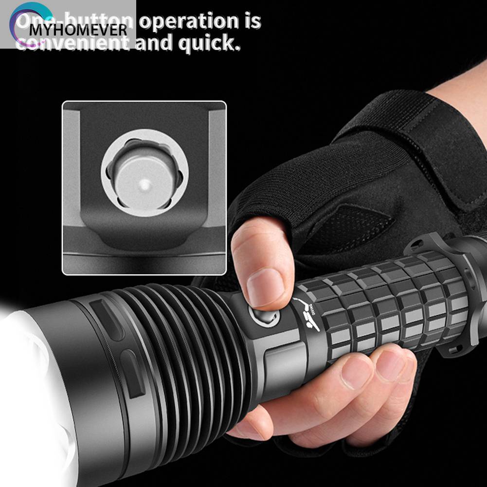 Đèn Pin XHP70 LED 3 Chế Độ Chống Trượt Tiện Dụng Khi Đi Cắm Trại Leo Núi