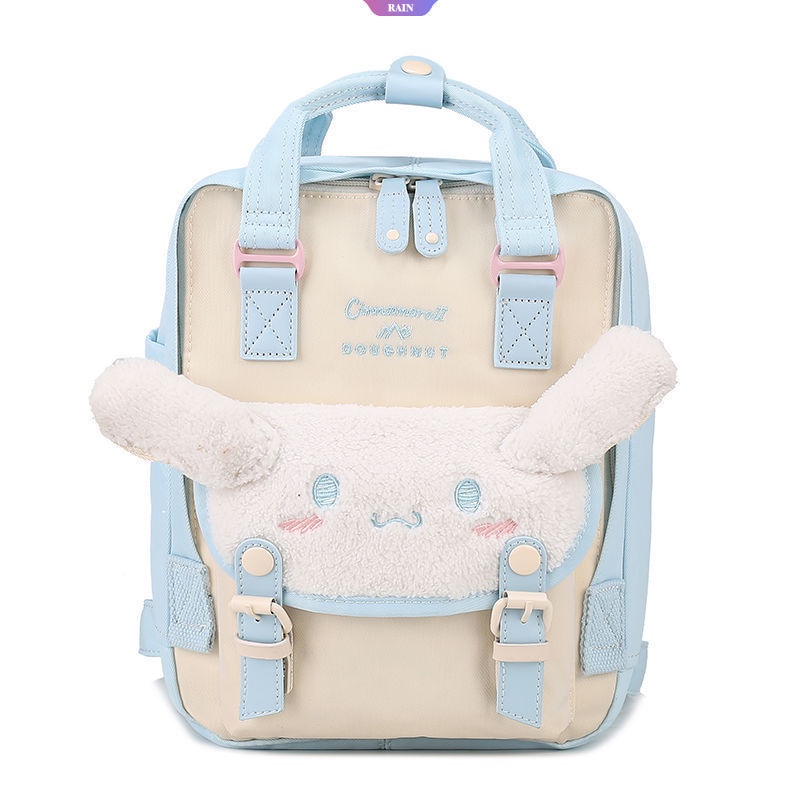 Ba Lô Nylon Chống Nước Sức Chứa Lớn In Họa Tiết Hoạt Hình Sanrio Cinnamoroll Cho Học Sinh [RAIN]