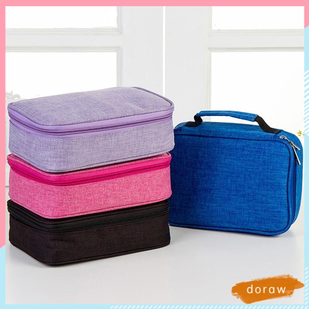 DORAW Túi Đựng Bút Bằng Vải Oxford 72 Ngăn Đa Năng Tiện Dụng Cho Học Sinh