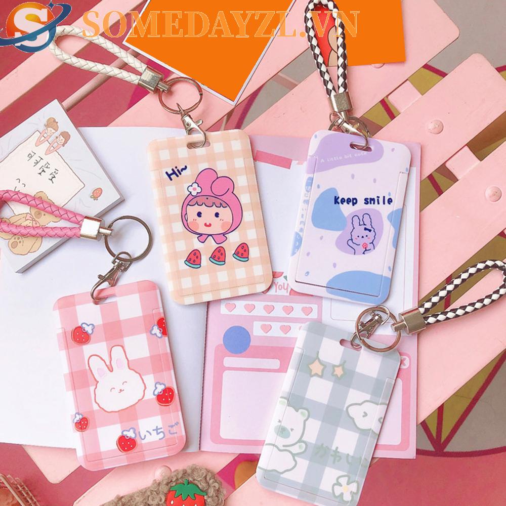 SOMEDAYZL Vỏ Bọc Bảo Vệ Thẻ Tín Dụng / Tên In Họa Tiết Động Vật Dễ Thương