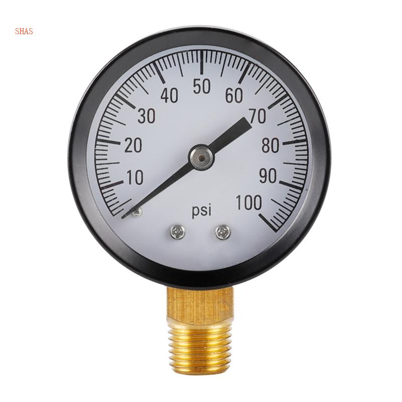 Đồng Hồ Đo Áp Suất Không Khí 1 4 Inch Đường Kính 50mm Chuyên Dụng