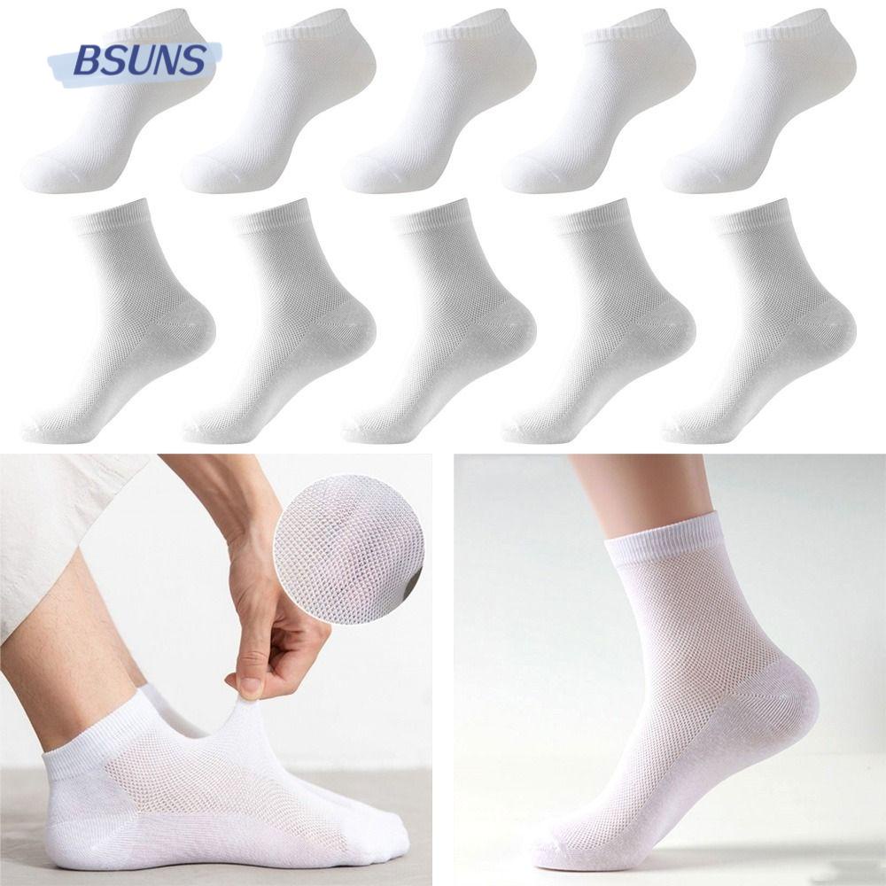 BSUNS Vớ Thuyền Sox Nâng Cấp Vải Lưới Cotton Co Giãn Thoáng Khí