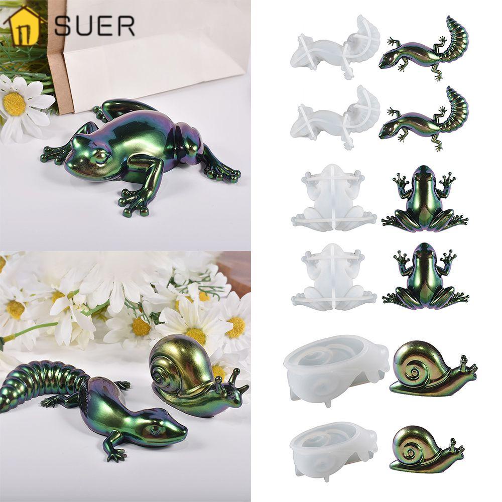 SUENIN Khuôn Silicone Tạo Hình Con Thằn Lằn Trang Trí Tường