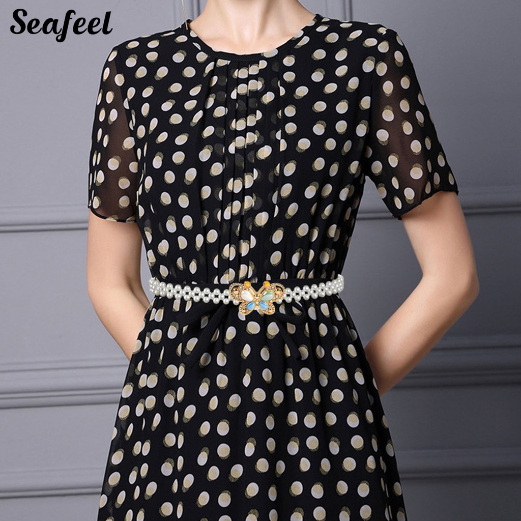 Thắt Lưng Co Giãn Hình Bướm Thanh Lịch Cho Nữ