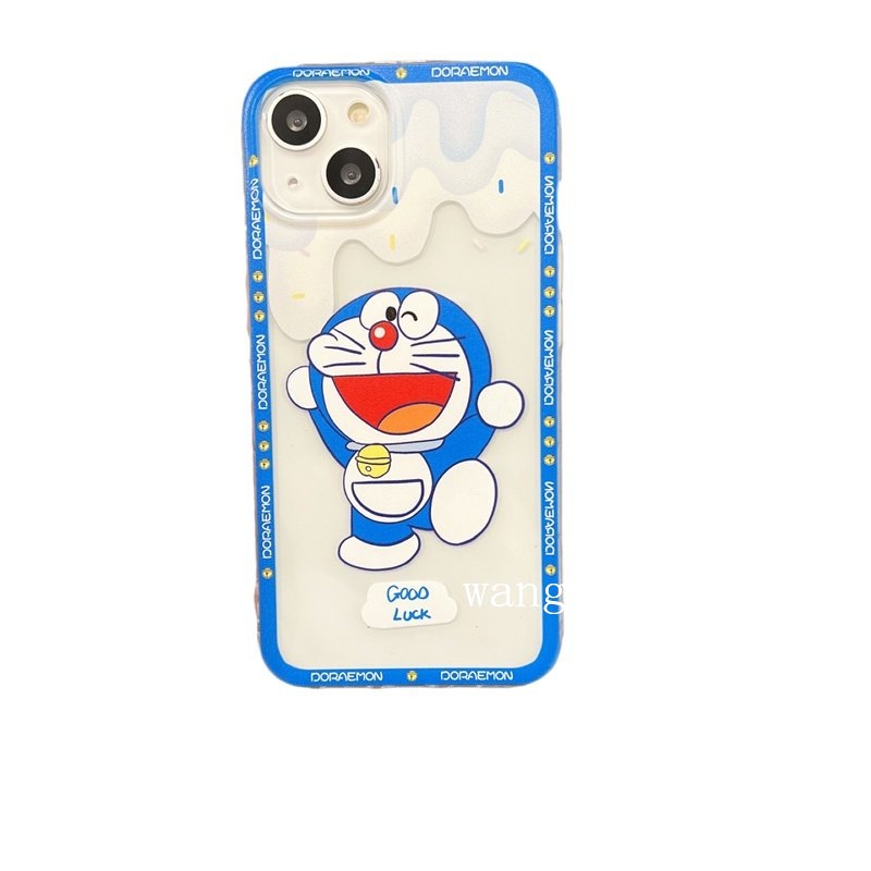 Ốp Điện Thoại Silicone Mềm Trong Suốt Siêu Nhẹ In Hình Doraemon Cho OPPO Reno 10 Pro + Plus 5G Reno 10 Reno 10 Pro + 2023