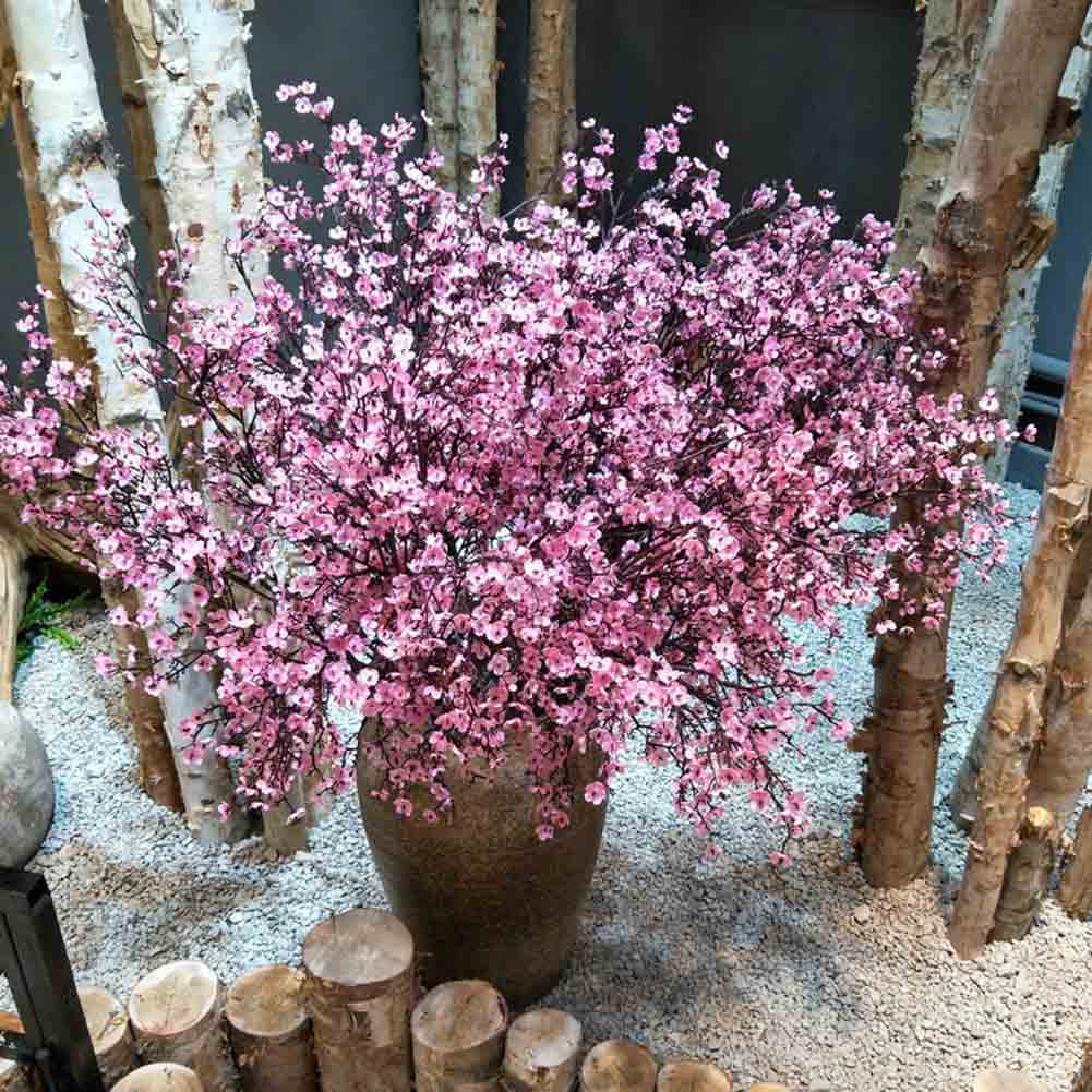 1 Bông Hoa Babysbreath Nhân Tạo Trang Trí Nội Thất Tiệc Cưới