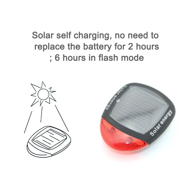 ⚡Còn Hàng⚡Đèn Hậu Xe đạp Năng Lượng Mặt Trời Đèn Cảnh Báo đi Xe Ban đêm Đèn Hậu Xe đạp   Bị đi Xe đạp Leo Núi Ba Chế độ Đèn Hậu Xe đạp Năng Lượng Mặt Trời