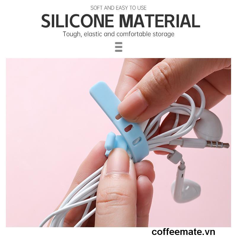 ⚡Dụng cụ quấn cáp sạc dây tai nghe usb bằng silicon tiện dụng