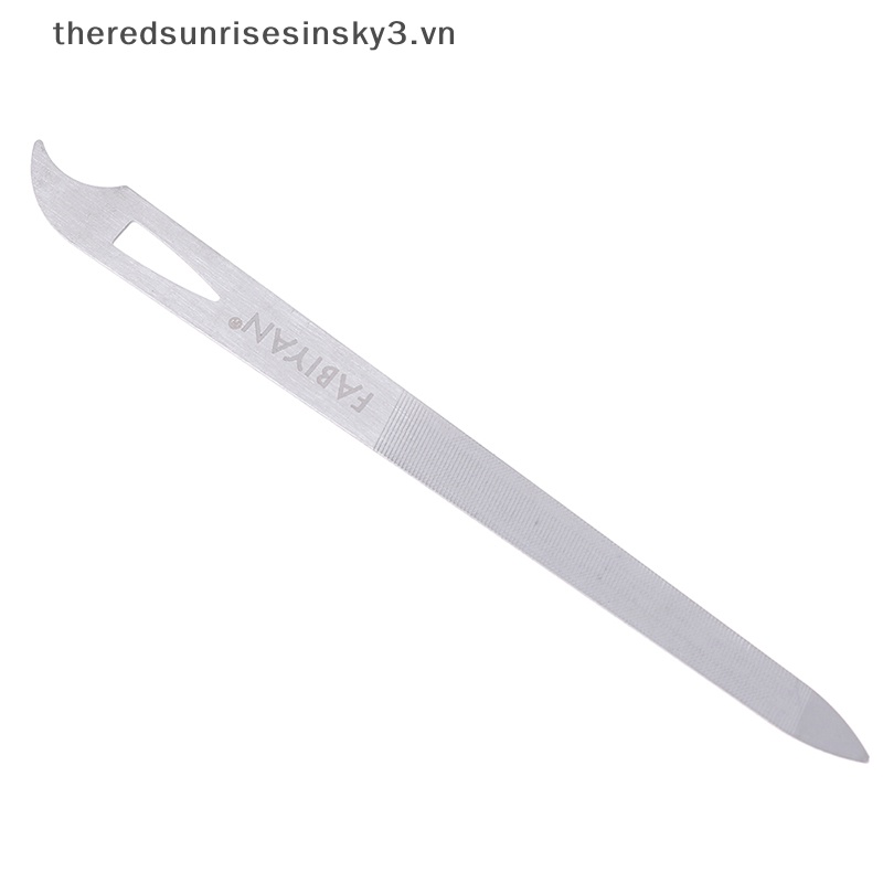 1 Cây Dũa Móng Tay Hai Mặt Bằng Thép Không Gỉ Thời Trang