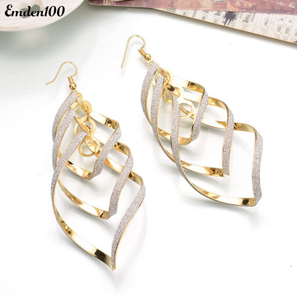 Bông Tai Kim Loại Thân Thiện Với Làn Da Thời Trang