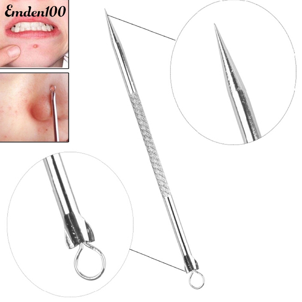 Dụng Cụ Nặn Mụn Bằng Thép Không Gỉ Chuyên Nghiệp