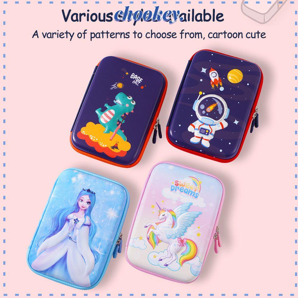 CHOOKEY Hộp Bút EVA Hình Kỳ Lân 3D Dễ Thương