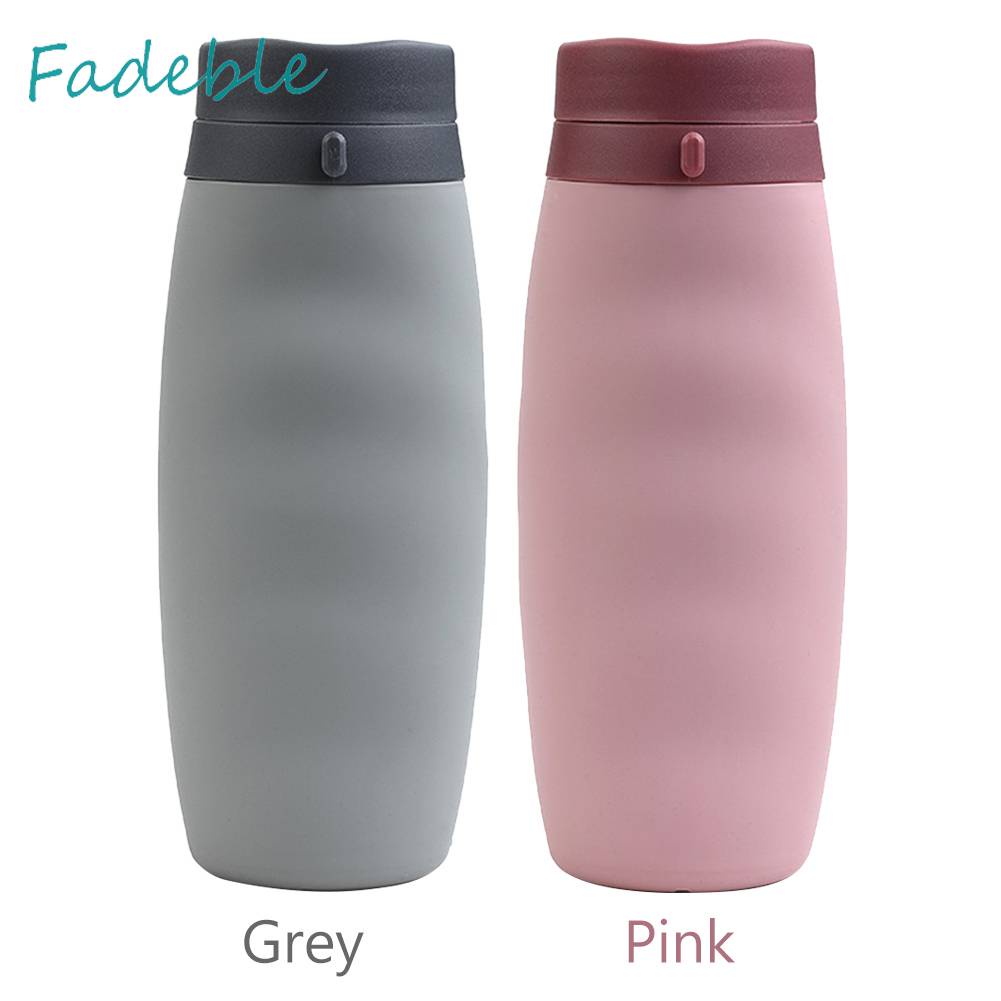 Bình Nước Silicone 580ML Có Thể Gấp Gọn Tiện Lợi Khi Đi Du Lịch