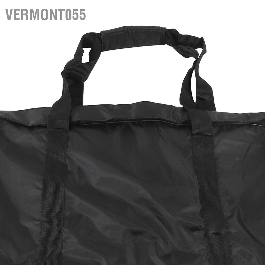 Vermont055 Bánh Xe Đạp Túi Nylon Đen Dày Di Động Gói Nĩa Khung Bảo Vệ Cho Đường Núi