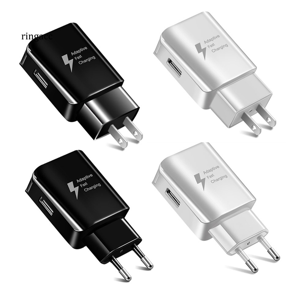 Cốc Sạc Nhanh Cổng USB Gắn Tường Cho Điện Thoại / Máy Tính Bảng Mang Đi Du Lịch Tiện Lợi