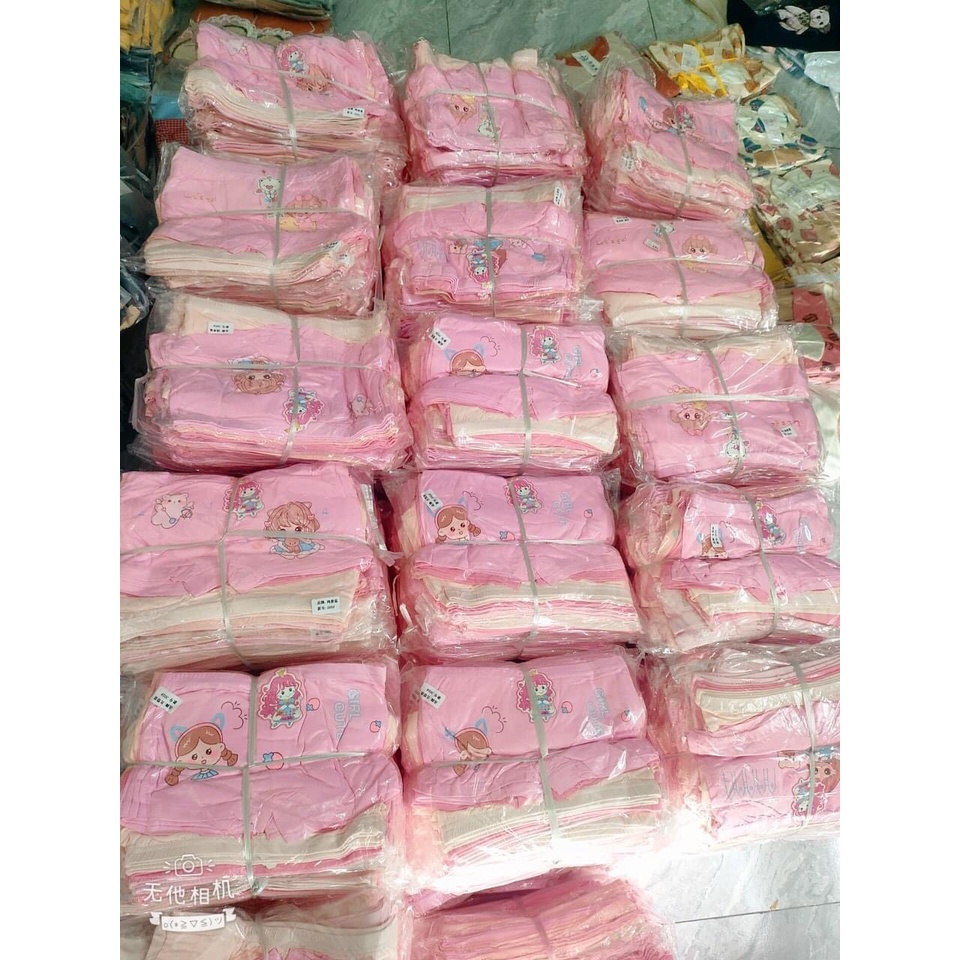 Set 10 quần chip đùi cho bé gái nhiều hình in dễ thương vải cotton mềm mát