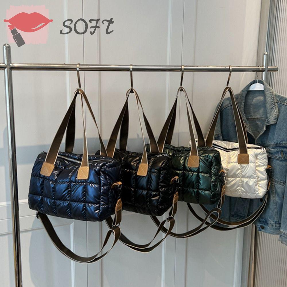 SOFTNESS Túi Xách Đeo Chéo Bằng Nylon Thời Trang Dành Cho Nữ