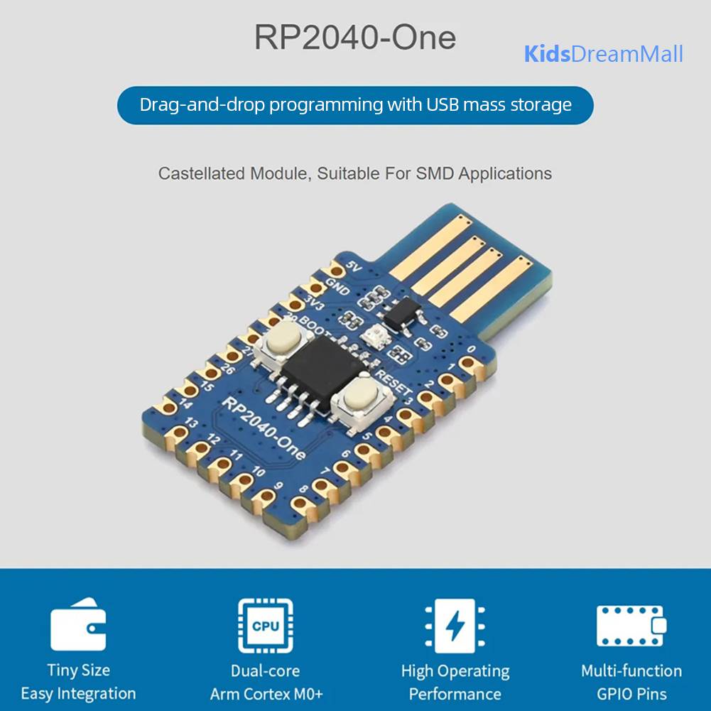 Bảng MạCh PháT TriểN RP2040 4MB Flash 29 X GPIO Pins