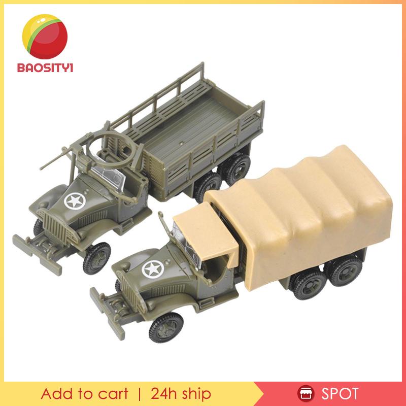 Bộ 2 Mô Hình Xe Tải 4D Tỉ Lệ 1: 72