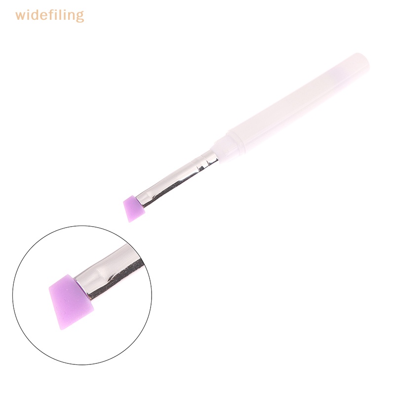 Cọ Chải Lông Mi Hai Đầu Bằng Silicone Mềm Tiện Lợi Dành Cho Trang Điểm