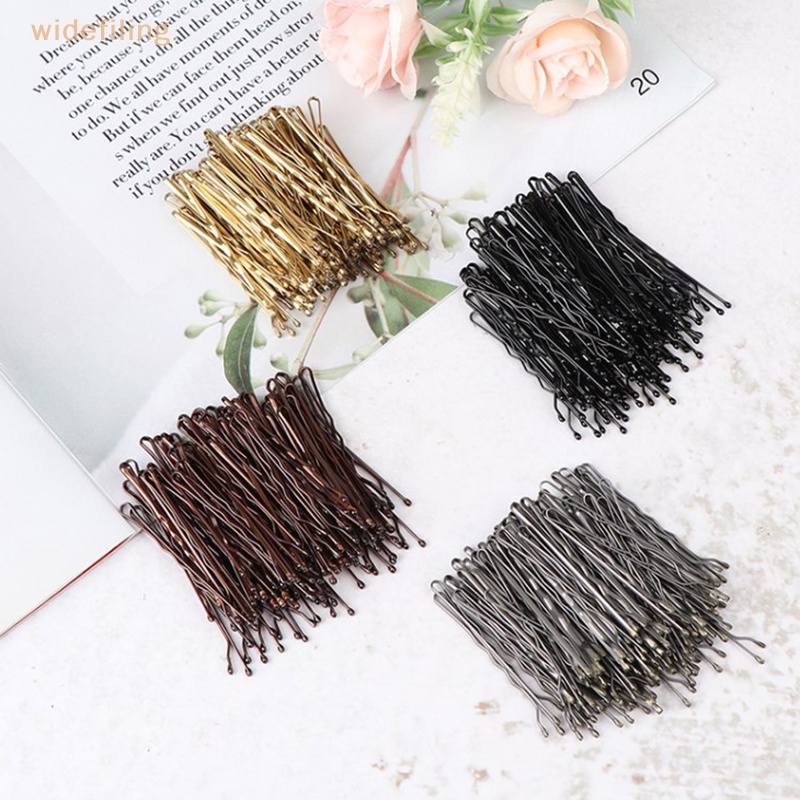 Set 50 Kẹp Tóc Chữ U Màu Vàng Kim Tạo Kiểu Tóc Thời Trang Cho Nữ