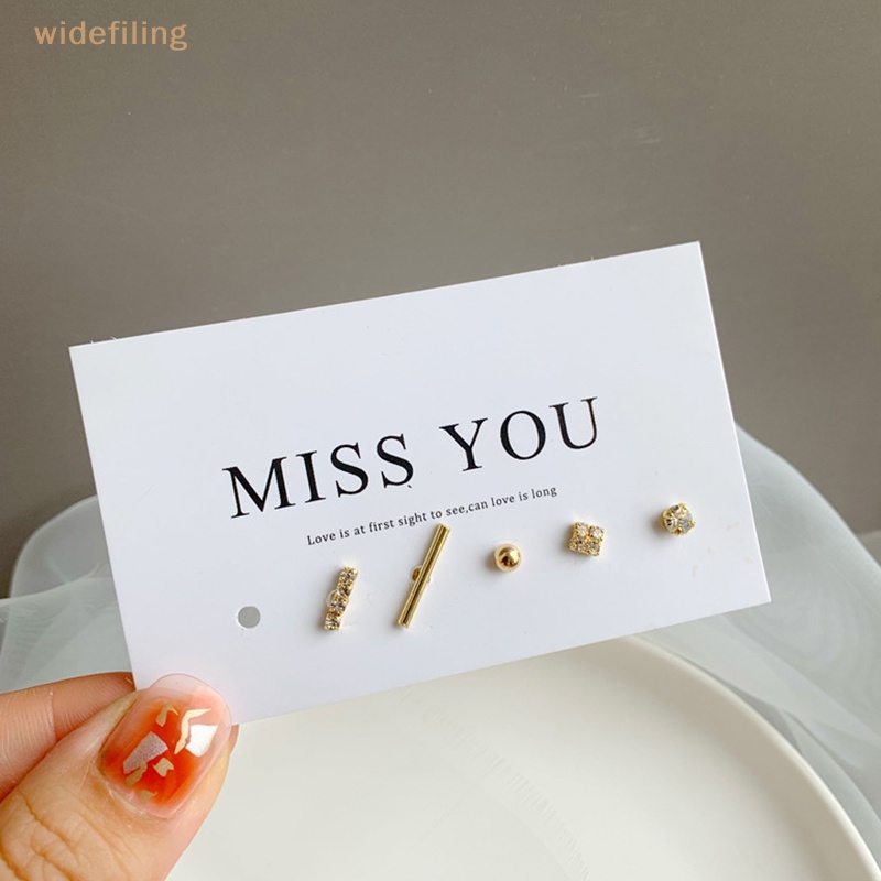 Set 5 Khuyên Tai Ngọc Trai Nhân Tạo Thời Trang Dành Cho Nữ