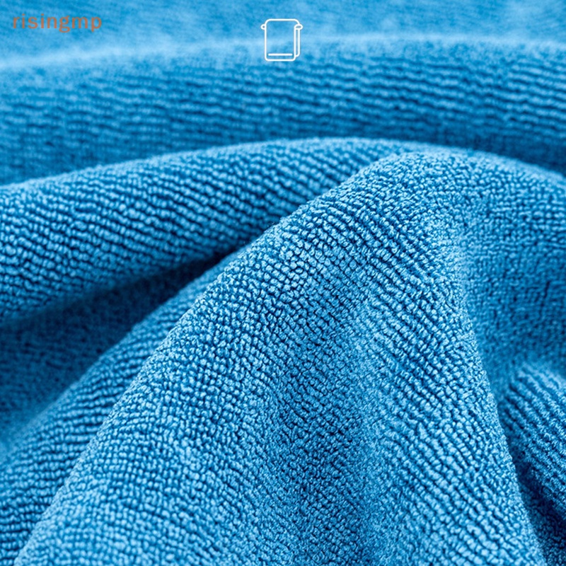 Khăn Lau Xe Hơi Hai Mặt Bằng Sợi Microfiber Mềm Mại Thấm Hút Nước Mạnh