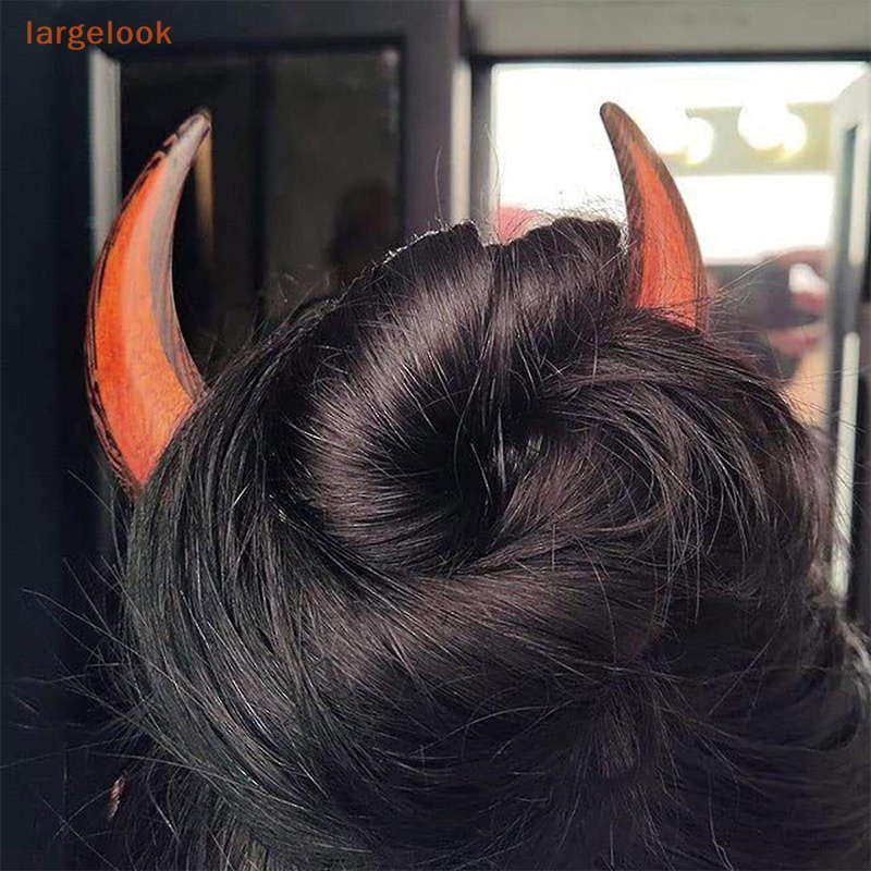 1 Lược Chải Tóc Tay Cầm Khắc Hình Mặt Trăng Phong Cách Ramadan Thời Trang Dành Cho Nữ