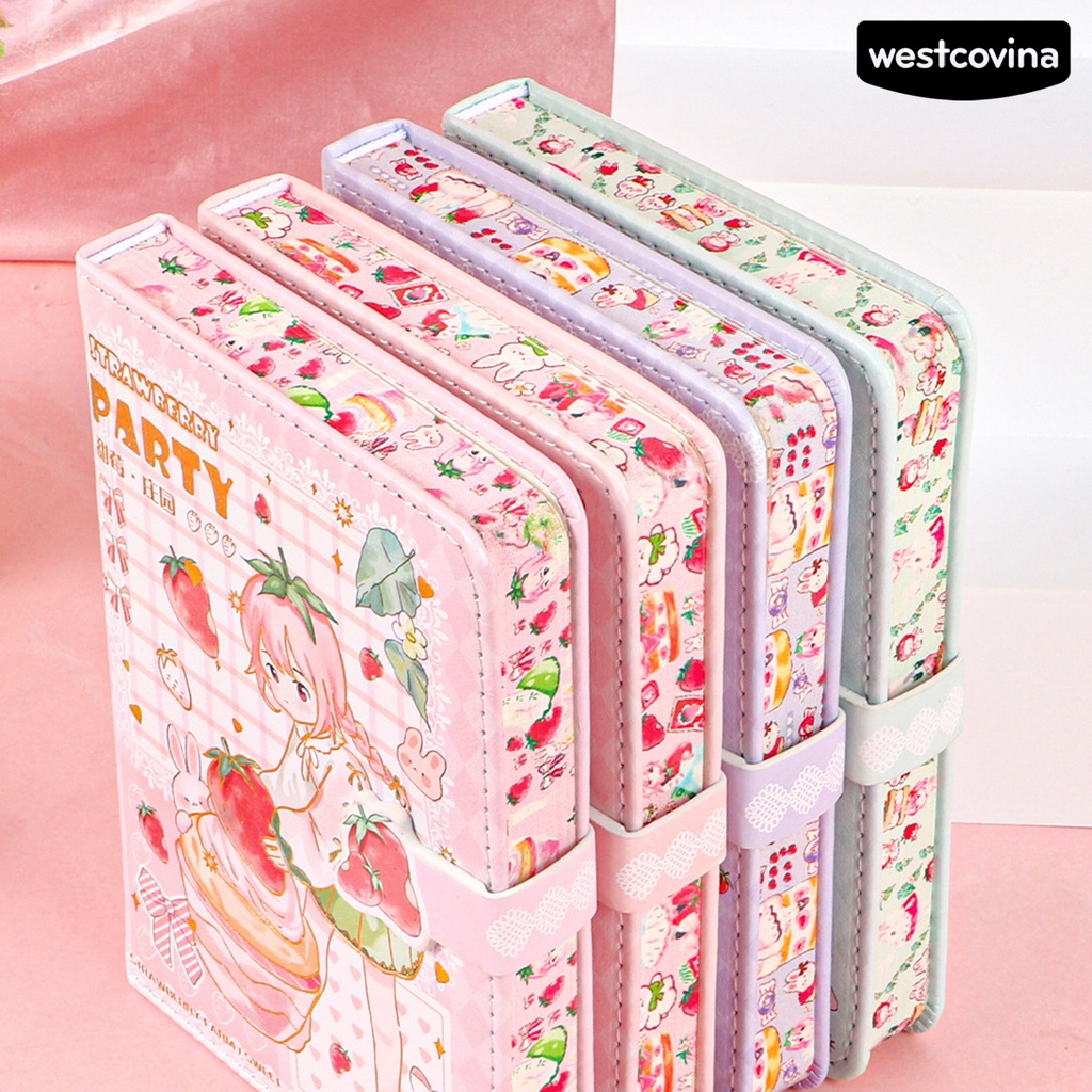 [WSTN] [WSTN]✎Bộ 128 Tờ Sách Agenda Chất Liệu Giả Da Mềm Mại