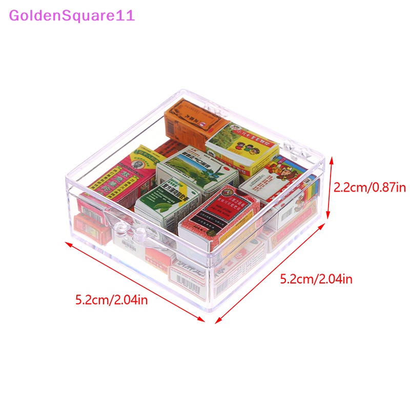 1 Bộ Hộp Đựng Thuốc 1: 12 Dùng Trang Trí Nhà Búp Bê